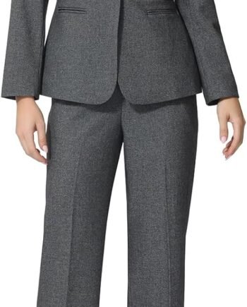 Women Suits 2 Piece Blazer Pants Set Peak Lapel One Button Business Outfits for Work Professional