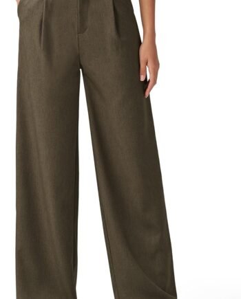 Women Work Pants Wide Leg Dress Pants High Waisted Casual Business Office Pants Slacks 29"/31"